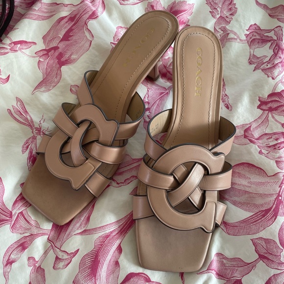 Coach Tillie Sandal in Beechwood - Picture 1 of 9